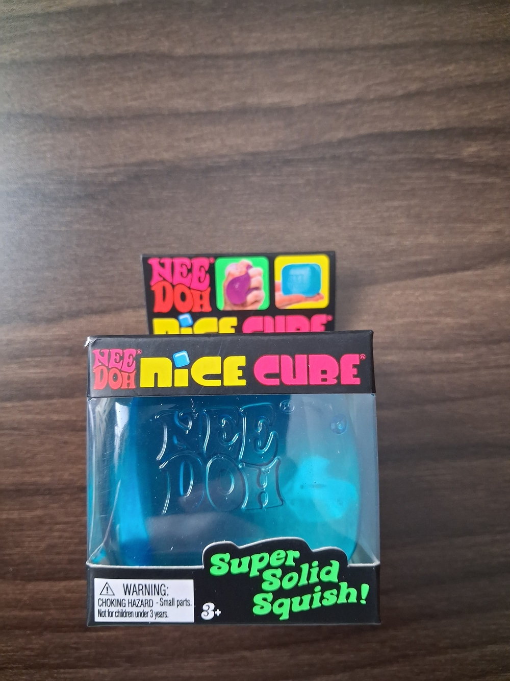 NeeDoh Nice Cube Blue Super Solid Squish